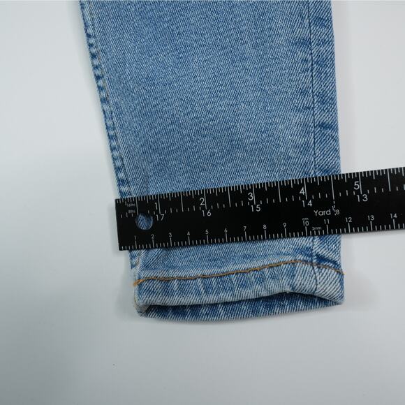 Zara Jeans Womens 4 High Rise Ankle Length 25x27 Light Wash New With Tags - Picture 9 of 11